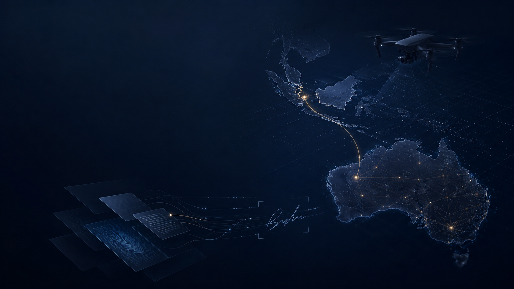 Sovereign drone data map across Australia and Southeast Asia